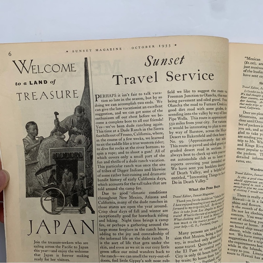 1933 Sunset Magazine - Picture 6 of 10